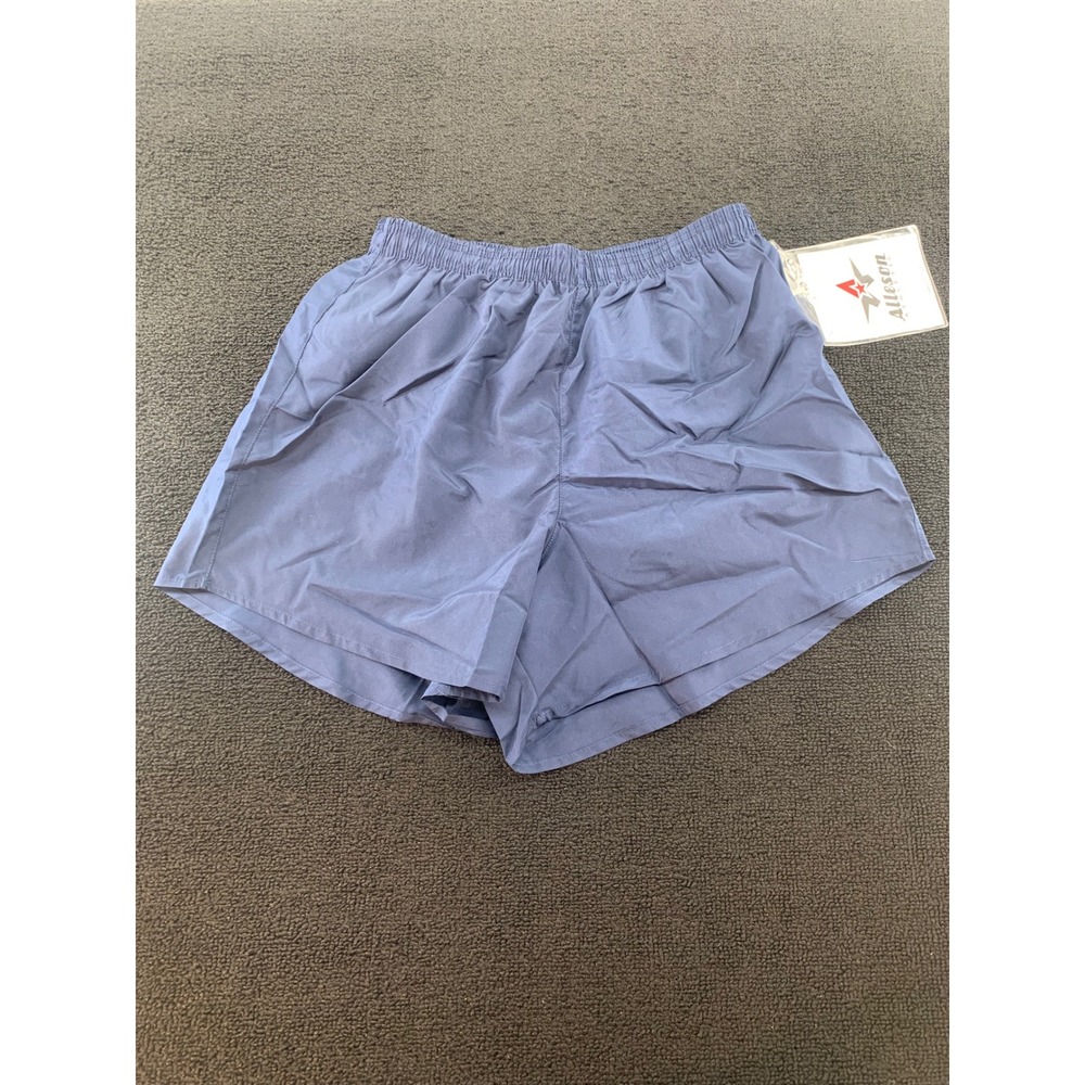 Alleson Athletic Men's Woven Track Shorts Size M‎ Navy Blue Running Training